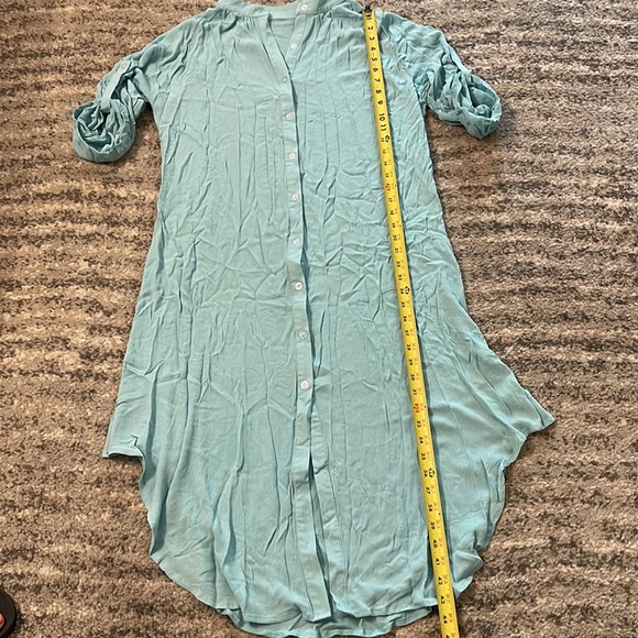 Button Down Shirt Dress - Picture 5 of 8